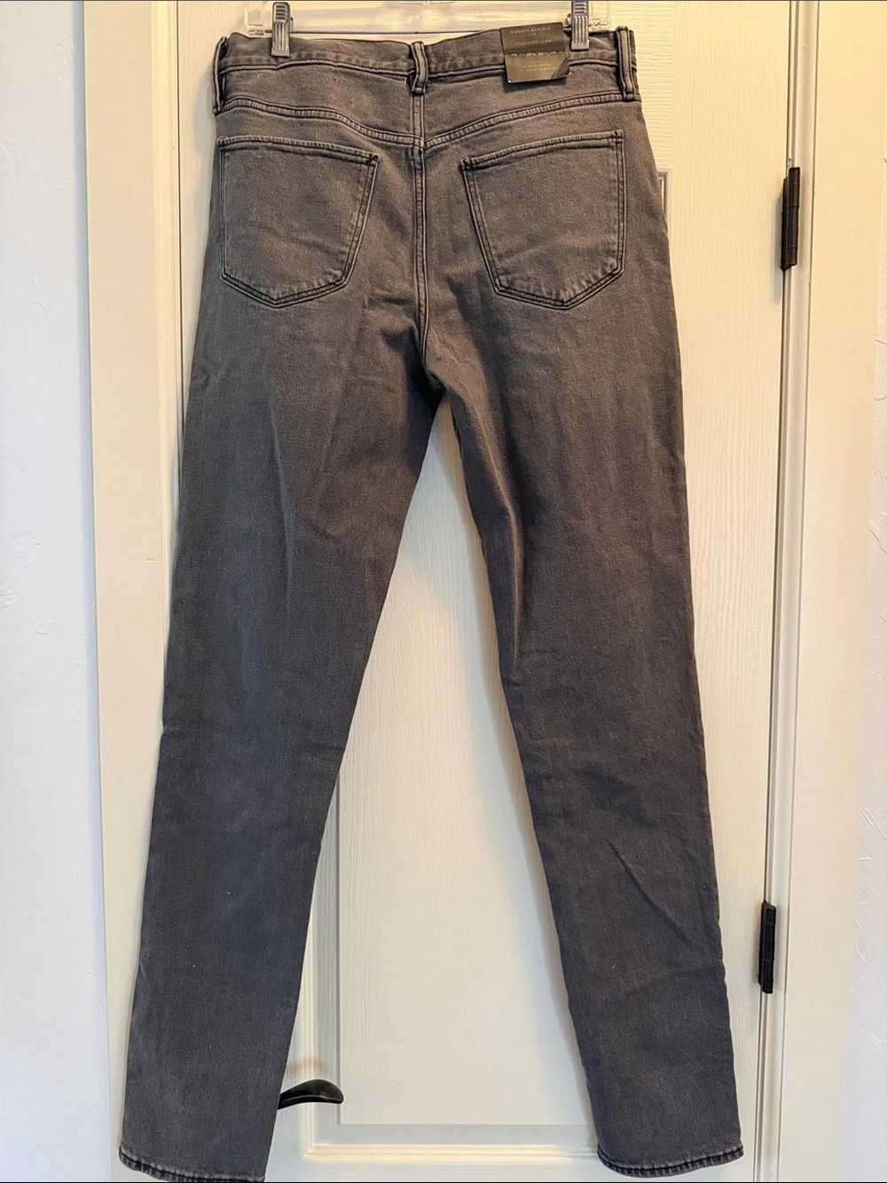 Banana Republic Men's Slim Straight Jeans in Washed Gray